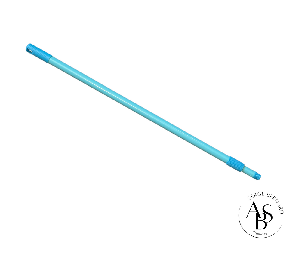 LOT DE 2 RACLETTES SILICONE AVEC MOUILLEUR + MANCHE TELESCOPIQUE
